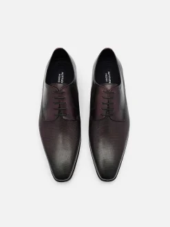 Altitude Lightweight Embossed Leather Derby Shoes