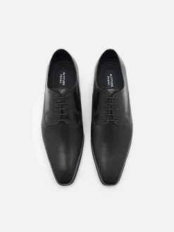 Altitude Lightweight Embossed Leather Derby Shoes