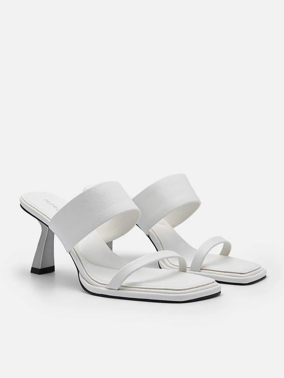 Amelie Leather Heel Sandals