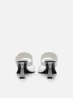Amelie Leather Heel Sandals