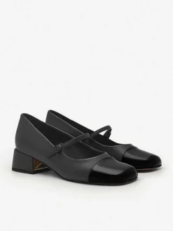 Bianca Leather Mary Jane Pumps