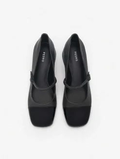 Bianca Leather Mary Jane Pumps