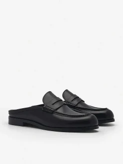 Blake Leather Penny Loafer Mules
