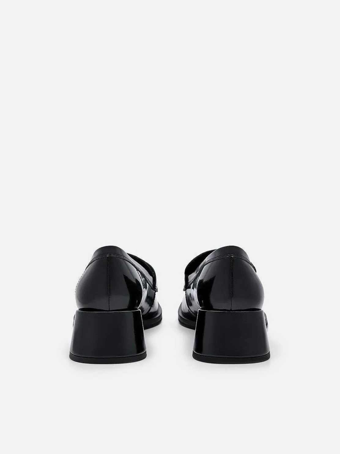 Brie Leather Heel Loafers