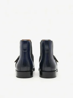Brooklyn Leather Strapped Boots