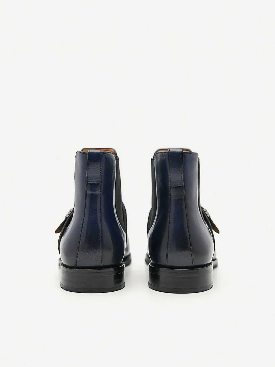 Brooklyn Leather Strapped Boots