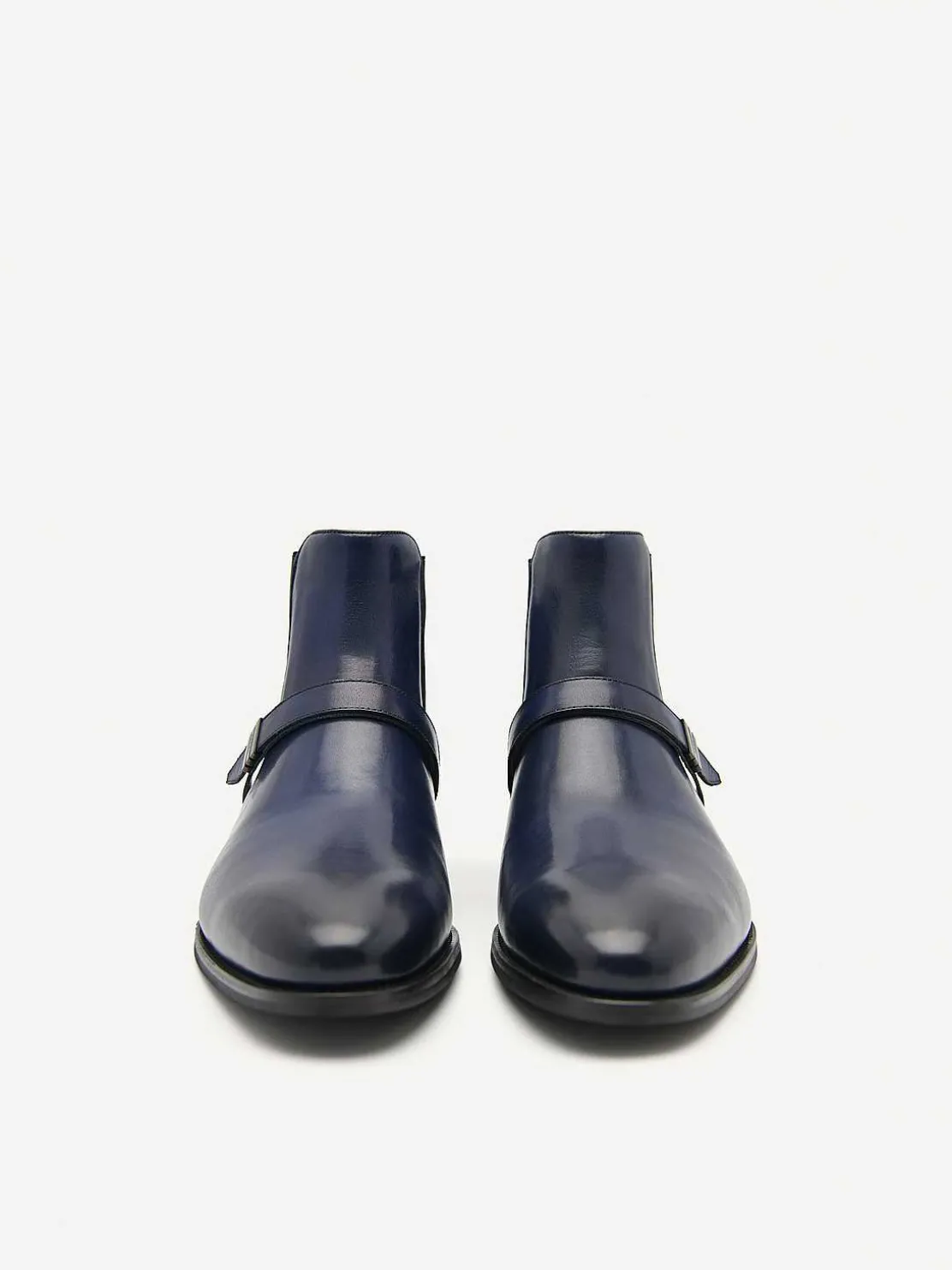 Brooklyn Leather Strapped Boots