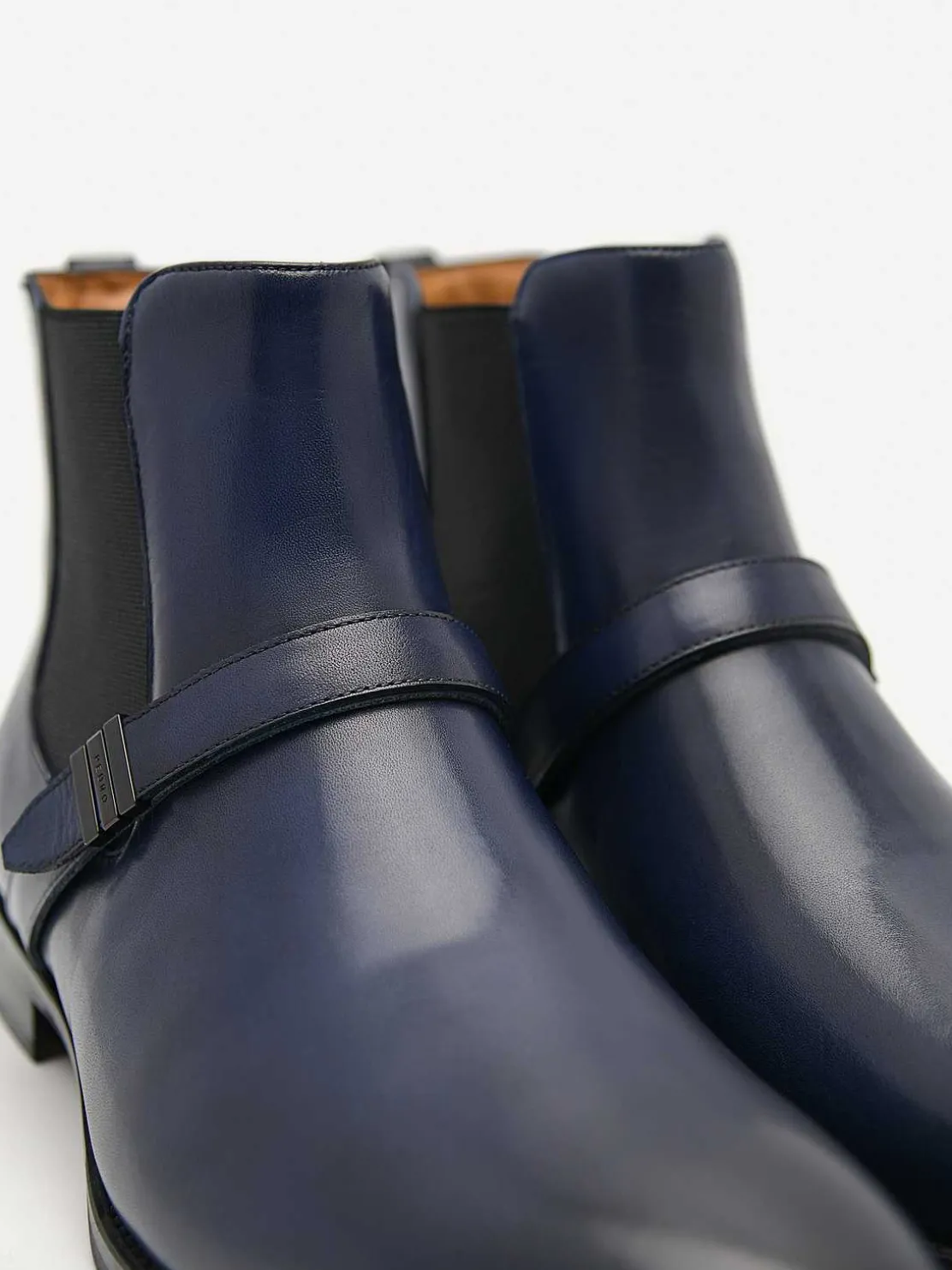 Brooklyn Leather Strapped Boots