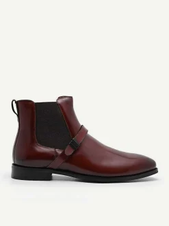 Brooklyn Leather Strapped Boots