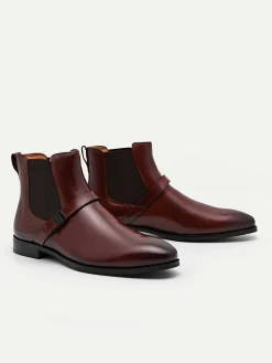 Brooklyn Leather Strapped Boots