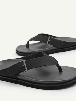 Buckle Thong Sandals