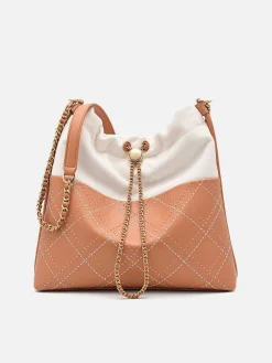 Cala Quilted Drawstring Tote