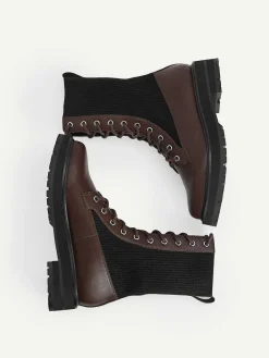 Chunky Lace-Up Boots