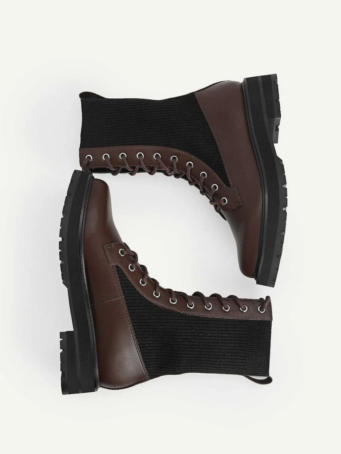 Chunky Lace-Up Boots
