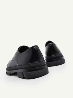 Chunky Leather Derby Shoes