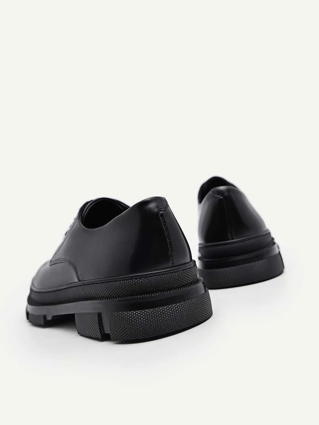 Chunky Leather Derby Shoes
