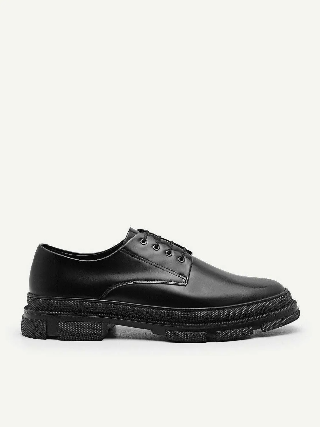 Chunky Leather Derby Shoes