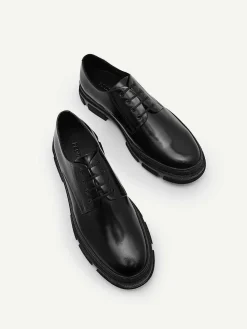 Chunky Leather Derby Shoes