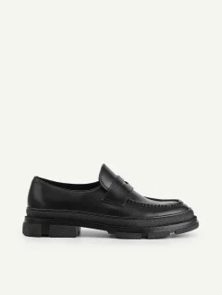 Chunky Leather Loafers