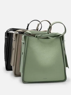 Demi Leather Hobo Bag