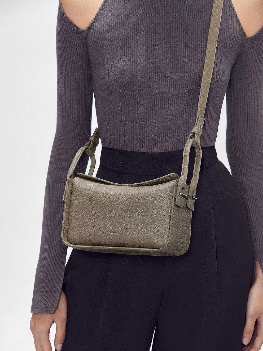 Demi Leather Shoulder Bag