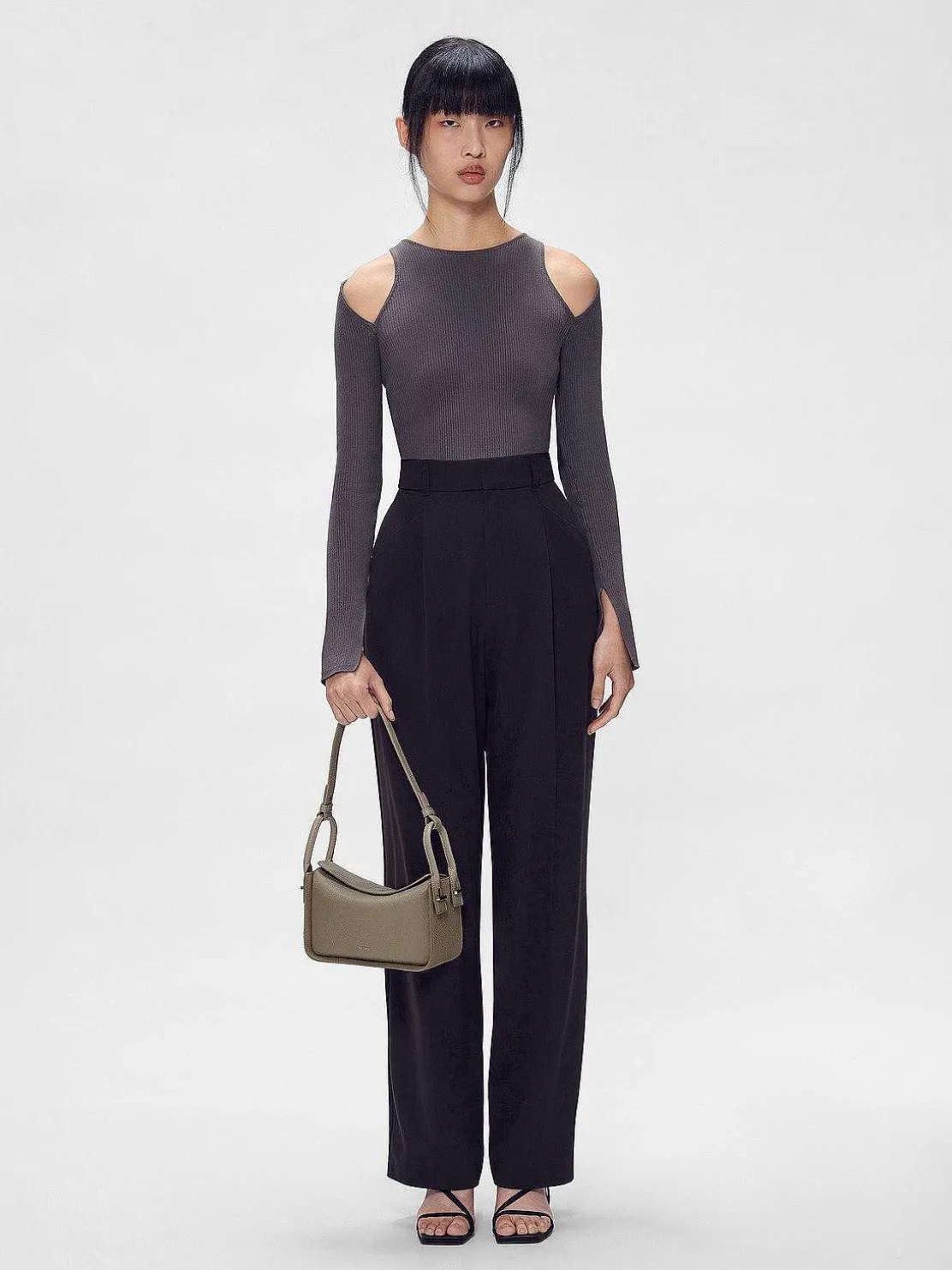 Demi Leather Shoulder Bag