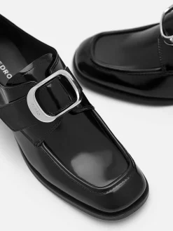 Eden Leather Heel Loafers