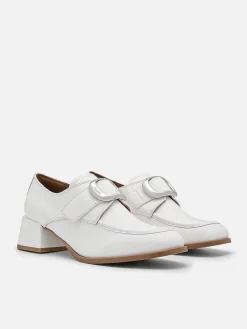 Eden Leather Heel Loafers