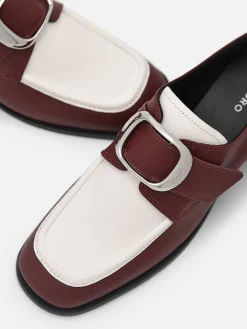 Eden Leather Heel Loafers