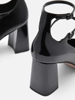 Effie Leather Heel Pumps