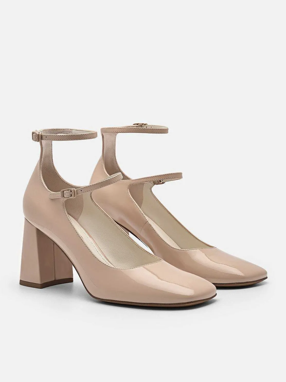 Effie Leather Heel Pumps