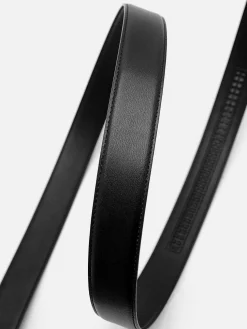 Embossed Leather Automatic Belt