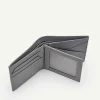 Embossed Leather Bi-Fold Flip Wallet