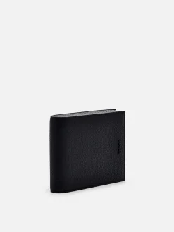 Embossed Leather Bi-Fold Wallet With Insert