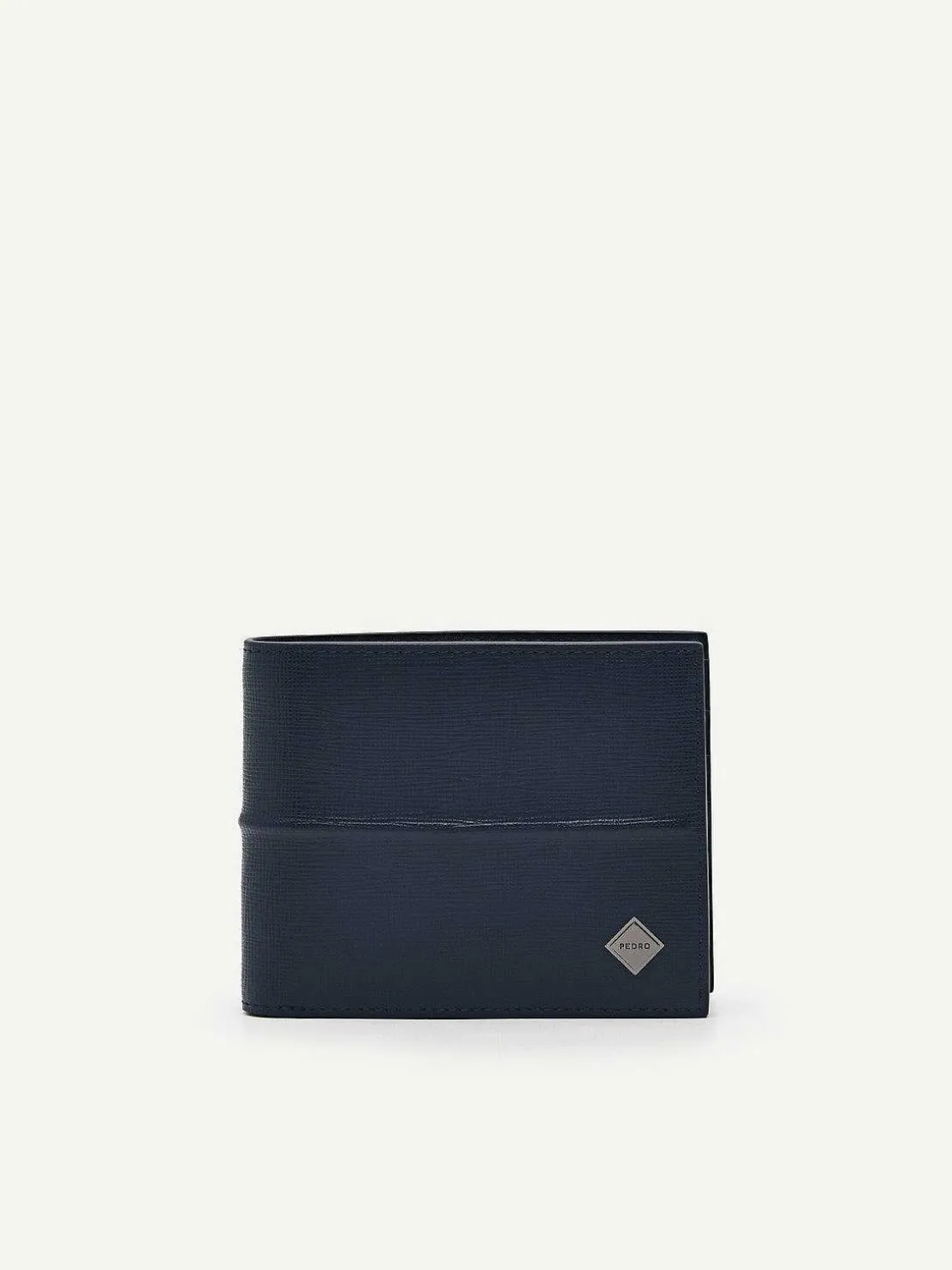 Embossed Leather Bi-Fold Wallet With Insert