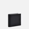 Embossed Leather Bi-Fold Wallet With Coin Pouch