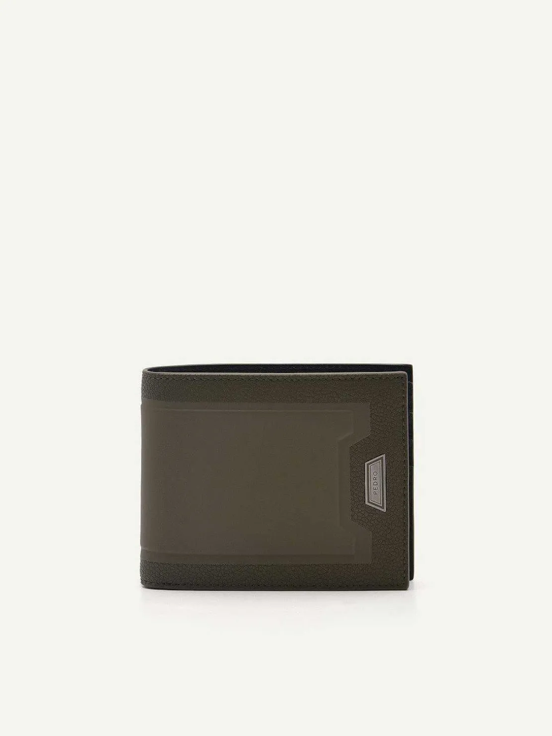 Embossed Leather Bi-Fold Wallet With Insert