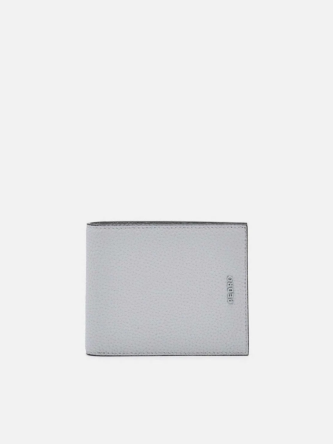 Embossed Leather Bi-Fold Wallet With Insert