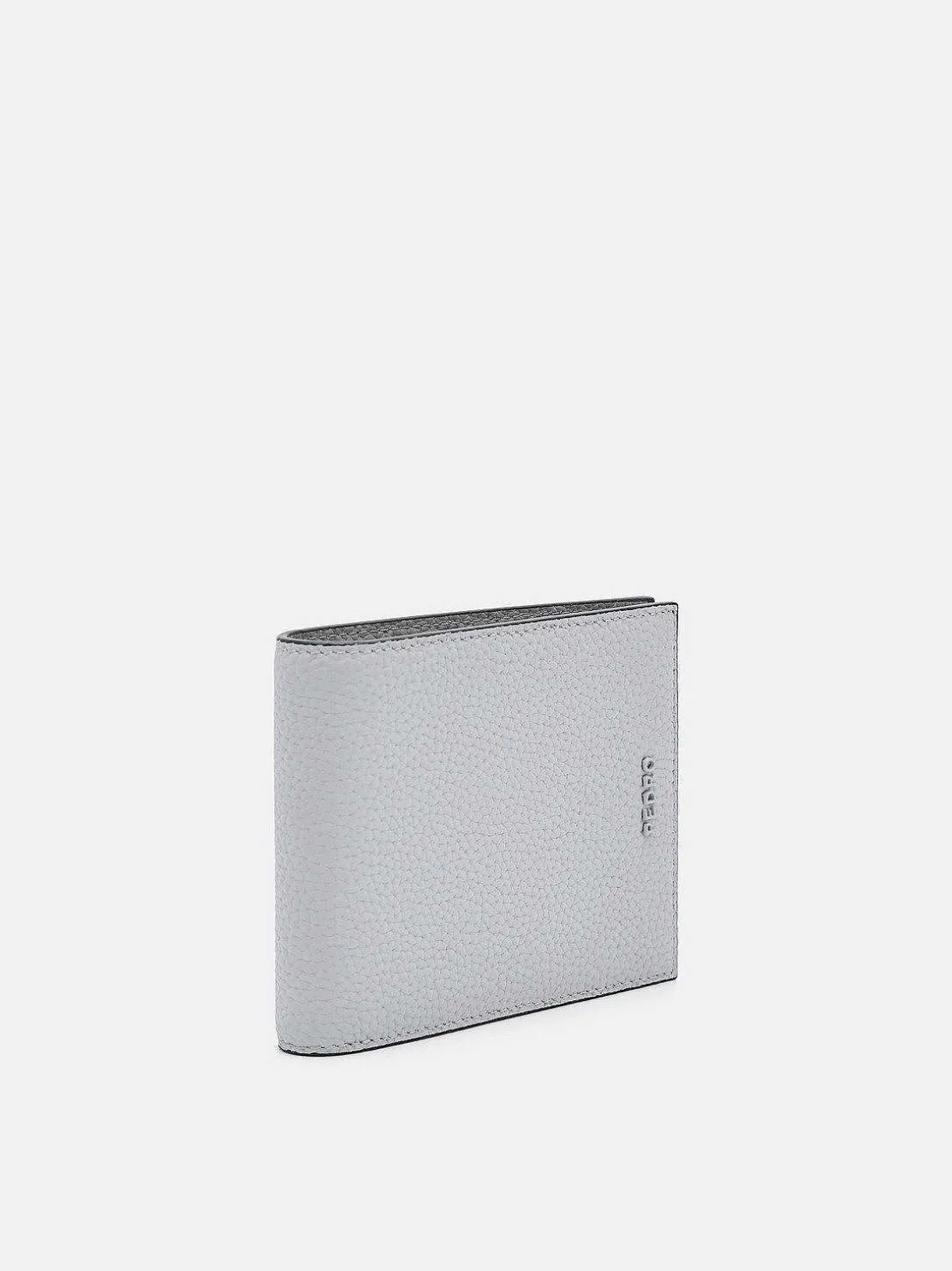 Embossed Leather Bi-Fold Wallet With Insert