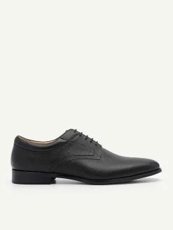 Embossed Leather Derby Shoes