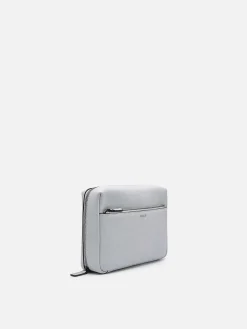 Embossed Leather Pouch