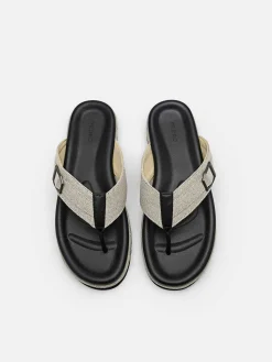 Ezra Fabric Thong Sandals