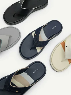 Fabric Thong Sandals