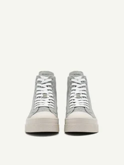 Felt High Top Sneakers