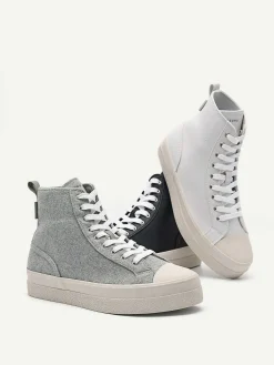 Felt High Top Sneakers