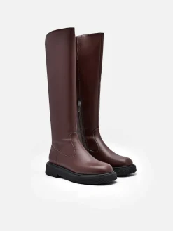 Flo Leather Knee Boots