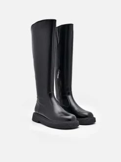 Flo Leather Knee Boots