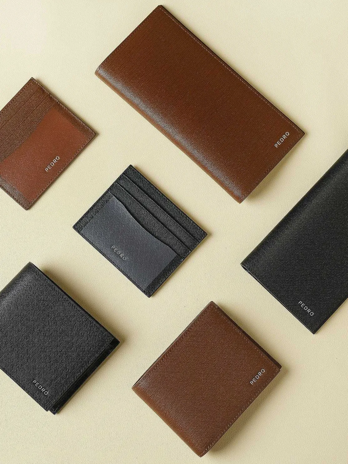 Full-Grain Long Leather Wallet