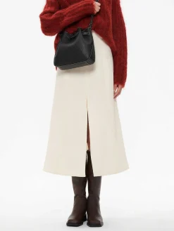 Helix Leather Bucket Bag
