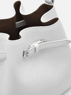 Helix Leather Bucket Bag